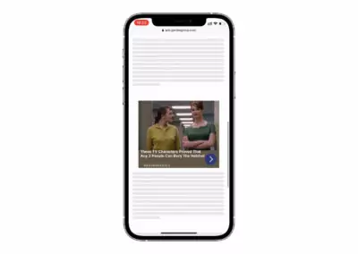 Mobile In-banner